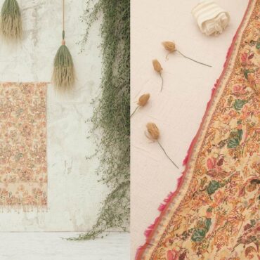 Mulmul Hand Block Printed Saree for Summers