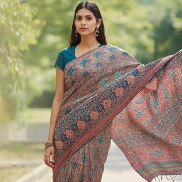 5 Ways to Style Your Cotton Block Print Saree for a Casual Day Out