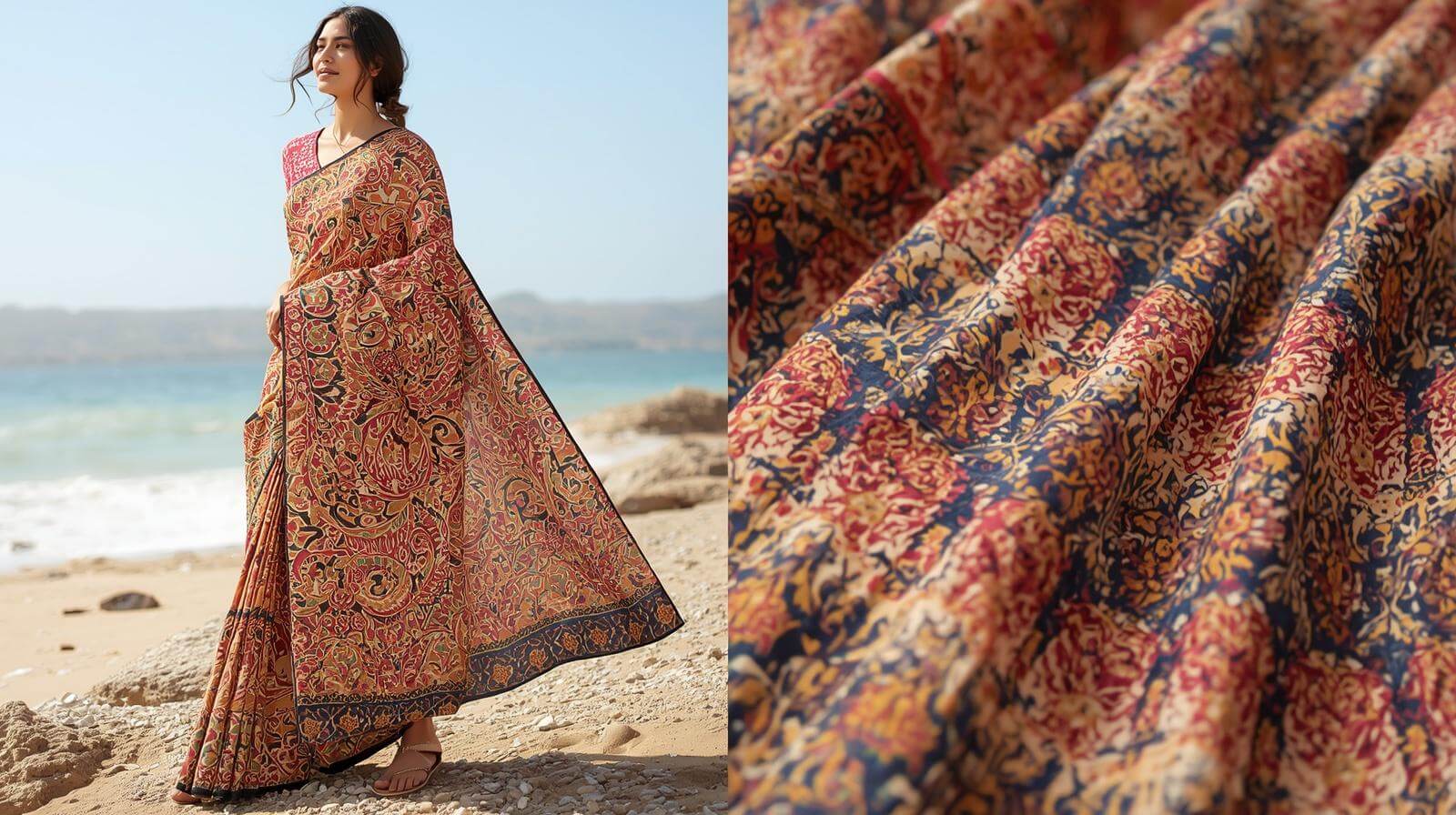 Why Cotton Block Print Sarees Are the Best Travel Companion for Summer Vacations