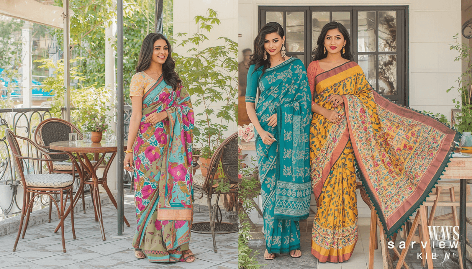 5 Ways to Style Your Hand Block Cotton Saree for Work, Weekend & Weddings